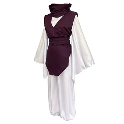 Jujutsu JJK Manga Anime Choso Cosplay Costume Purple Vest Neck Gaiter Belt White Elastic Pants Top Gifts