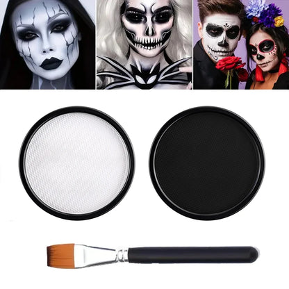 30G Water Monochromatic Face Body Painting Palette Halloween Festive Washable Face and Body Paint Makeup Costume Body Partie
