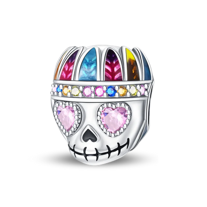 New in 925 Silver Halloween Collection Charm Glowing skull Beads Fit pand 3mm Bracelet DIY Pendant Woman Jewelry 2024 Hot Sale