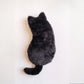 Kawaii Plush cat shaped pen bag with soft touch cute lightweight large capacity stationery storage pen bag multi-purpose storage