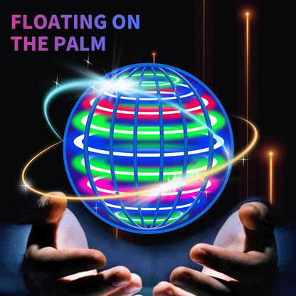 AFlying Ball, Automatic Spinning Ball, LED Dazzling Lights, Floating Magic, Fan, UFO Flying Machine, Toy Gift, Game, Sports Ball