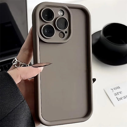 Candy Color Soft TPU Case For iPhone 18 17 17e 16 14 15 Pro Plus 13 12 11 Pro Max 16e Shockproof Silicone Phone Cover Fundas