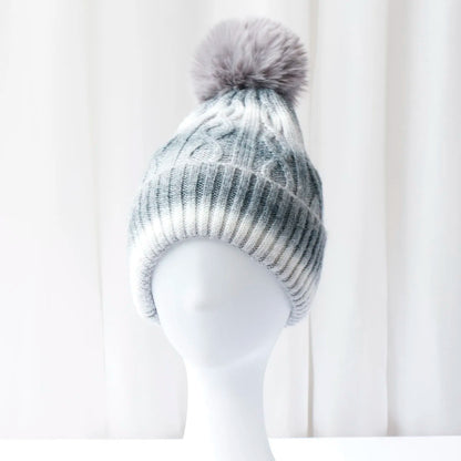 2024 tie dyed fun Ball stripe Wool hats Men's hat Knitted Women Badminton cap y2k skiing cap Halloween Hat Winter Hat Wholesale