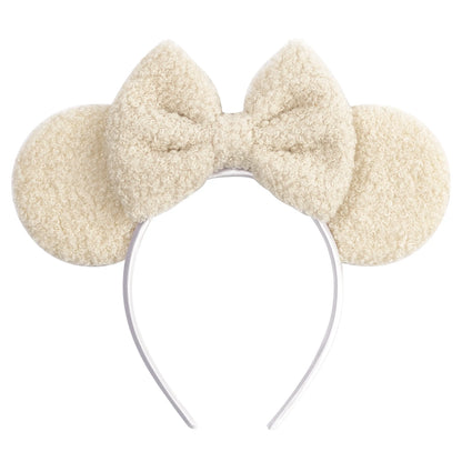 New Christmas Velvet Mouse Ear Headband Cute Ear Headband Halloween Birthday Girl Cosplay Costume Party Decoration Headband
