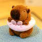 Cute Capybara Plush Toy Hoodie with Wings Simulation Doll Small Size Stuffed Animals Anime Fluffty Toy Birthday Party