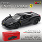 Bburago 1:64 genuine Ferrari SP1 812 COMPETIZIONE ENZO F40 F12TDF SF90 car model series children's Christmas boy gift toys