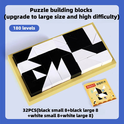 Educational Hidden Building Block Puzzle Toys Spatial Thinking Imagination Ability Training Parent-Child Interactive Game