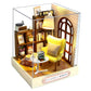 DIY Miniature Dollhouse Kit Assemble Puzzle 3D Wooden House Room Craft With Furniture LED Lights For Friends Birthday Gift Toys
