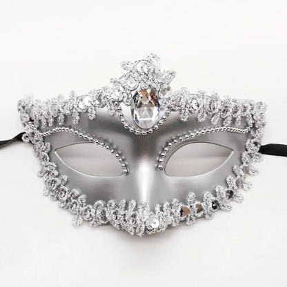Dance Party Diamond Venetian Mask Feather Flower Wedding Carnival Performance Costume Sexy Lady Mask Masquerade Christmas 2026