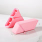 Creative Silicone Pencil Case Large Capacity Simple Design Dual-Purpose Pen Holder Multi-Layer Storage Triangular Stand-Up Style