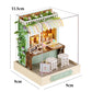 Mini Doll House DIY 3D Puzzle Assembly Building Model Toys Home Bedroom Decoration With Furniture Wooden Craft Gifts DollHouses