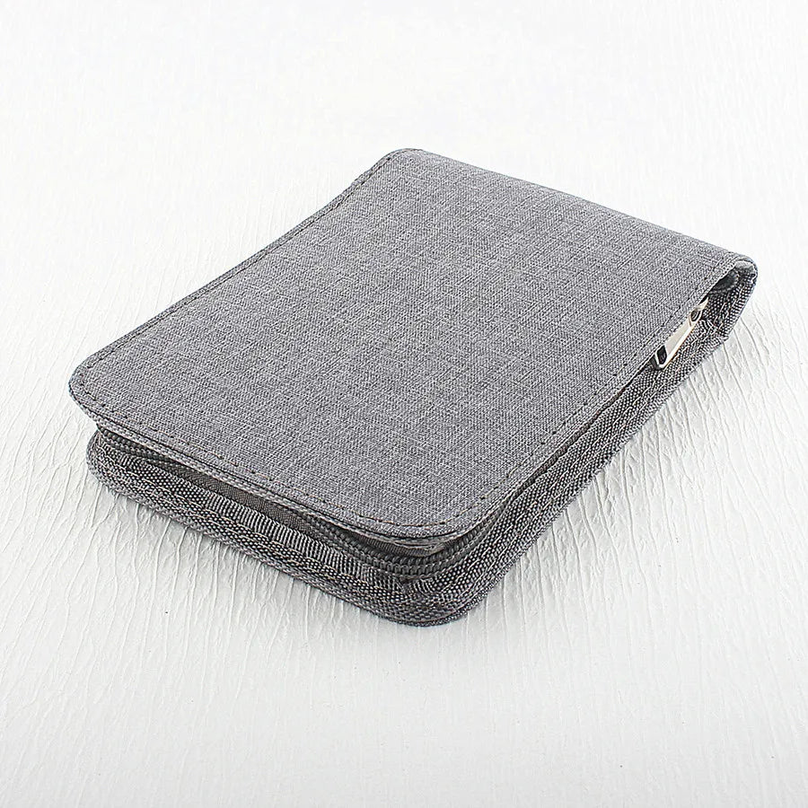 48 /24/10 Slots Fountain Pen Case, Canvas Pen Holder Display Pouch Bag Storage Large Capacity Waterproof