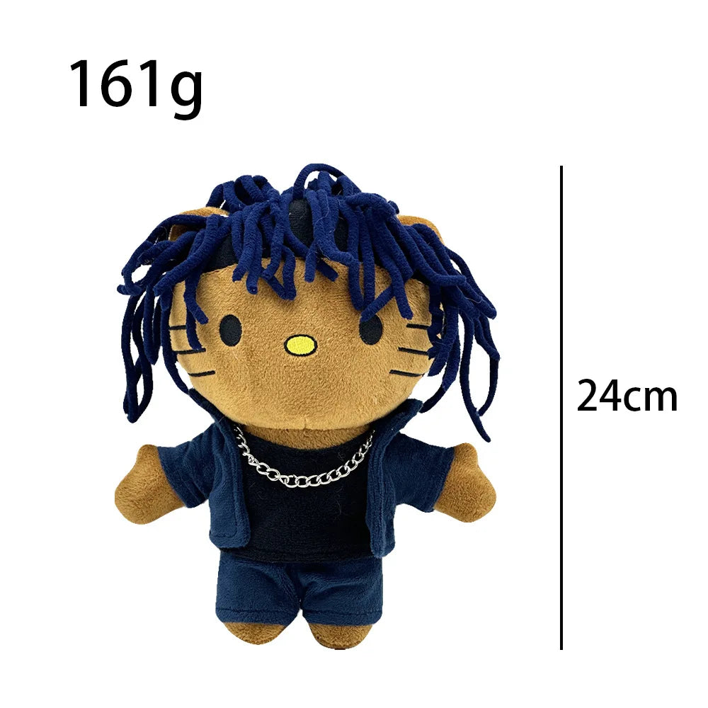 Multiple Styles Cute Cat Eminem XXXTentacion Frank Ocean Plush Toy Doll with Clothes Stuffed Soft Plush Toys Fans Collect Gift