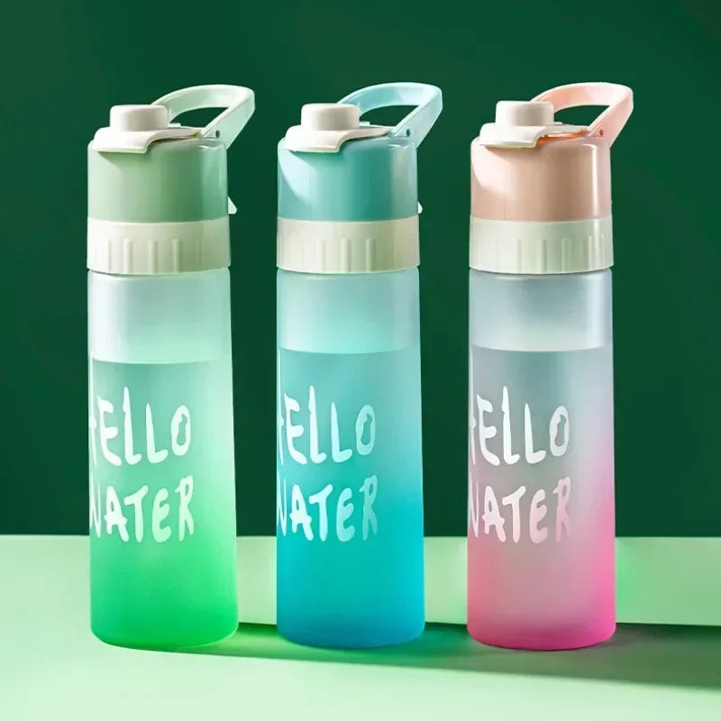 700ml Water Bottle for Girls Outdoor Sport Fitness Water Cup Large Capacity Spray Bottle BPA Free Drinkware Travel Bottles