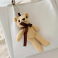 16cm Soft Stuffed Pineapple Bear Plush Toys Mini Teddy Bear Dolls Toy Small Gift for Party Wedding Keychain Bag Pendant Toy Gift