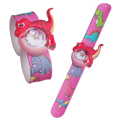 Cartoon Printed Strap Children's Watch Colorful Silicone Baby Birthday Gift Kids Study Time Toy Girls Boys Watch Clock Bracelet