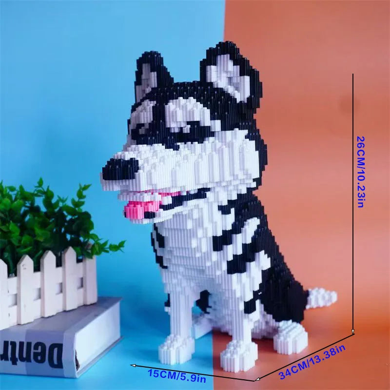 5000 Pcs Pet Dog Building Blocks Holiday and Birthday Gifts Party Games Office Home Furnishings DIY Handmade Assembly Creative in [This Last Word Is Incomplete and Needs Context to Be Fully Translated, but I'Ve Left It as Is.