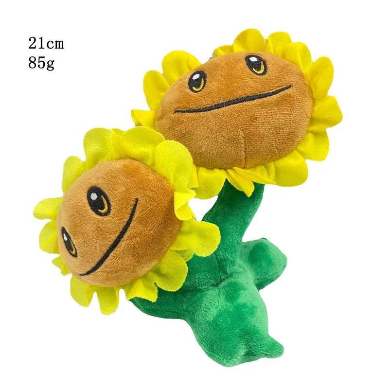 1pcs 13-20cm Plants VS Zombies Plush Toys Doll PVZ Sunflower Chomper Melon Peashooter Plants Soft Stuffed Toys for Children Kids