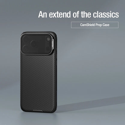 Nillkin for iPhone 18 17 Pro Max / 17 Pro Case CamShield Prop Camera Cover Transparent Stand Protection Back Cover Phone Case