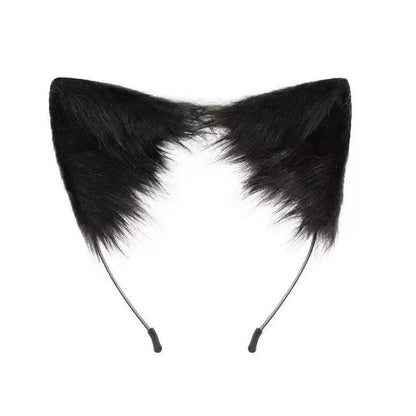 Cat Cosplay Costume Foxes Mask+Tail +Gloves Set  Halloween Costume Accessorie Wolf Therian Theme Party Dress Up Prop Accessories