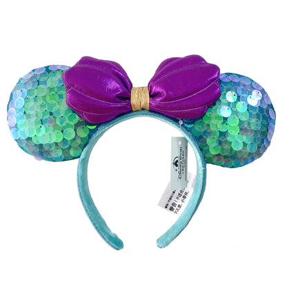 New Halloween Mickey Minnie Mouse Ears Headband Holiday Party Cosplay Hairband EARS COSTUME Plush Adult/Kids Headband Gift