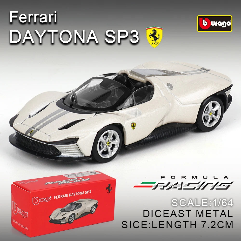 Bburago 1: 64 Ferrari series Multiple choices SP3 812 ENZO F40 F12TDF SF90 458 Car Die Casting Model  Gift Toy