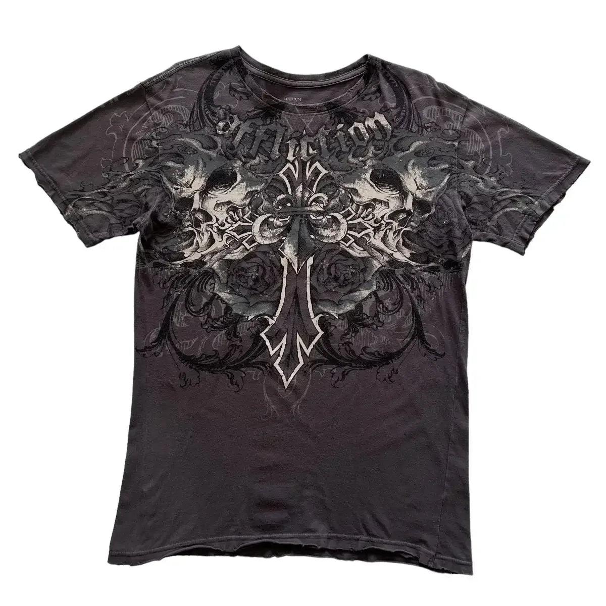 American New Retro Trend Printed Long Sleeve 90s Street Hip-Hop Harajuku T-shirt Men Fashion Gothic Casual Pure Cotton Loose Top