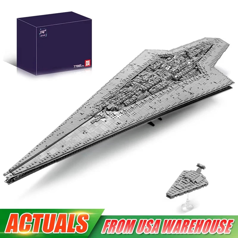 New 13134 Star Plan Toys The MOC-15881 Executor Class Star Dreadnought Building Block Building Brick Set Kids Christmas Gift