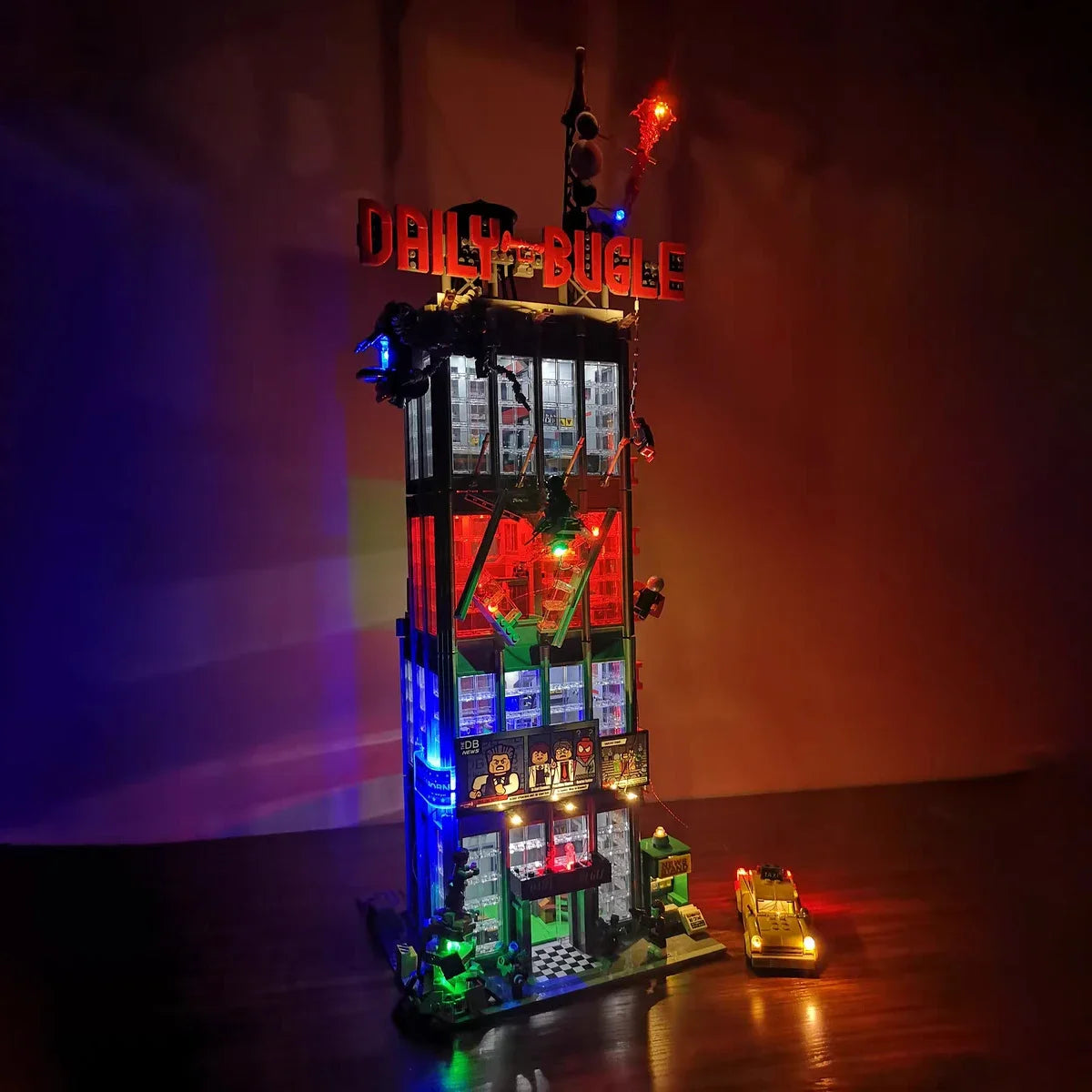 LED Light Bugle Building Of Daily 3772PCS Classic Building Blocks Bricks Birthday MOC Display Gift For Children Compatible 76178