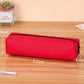Solid Color Pencil Case Simple Pencil Bags For Student New Stationery School Supplies Kids Gift Zipper Big Cosmetic Bag