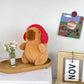 Cute Capybara Plush Toy Hoodie with Wings Simulation Doll Small Size Stuffed Animals Anime Fluffty Toy Birthday Party