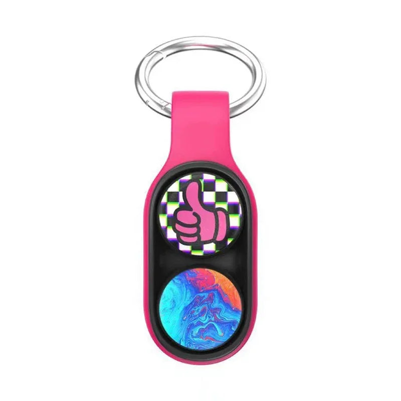 New Hand Spinner Series Elastic  Magnet Toy Colorful Decompression Fidget Spinner Toys for Adults Kids Christmas Gifts