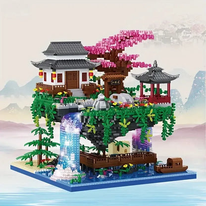 2850-Piece Taohuatan DIY Building Block Set - Mixed Colors - Office and Home Desktop Decoration - Party Supplies - Creative Surprise Holiday Gifts