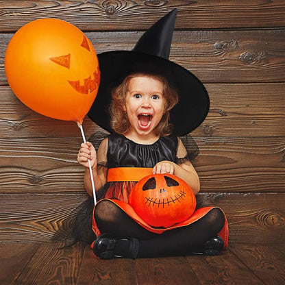 12pcs Halloween Witch Hat Cap Hanging Witch Hat Costume Accessory for Halloween Party Favor, Black