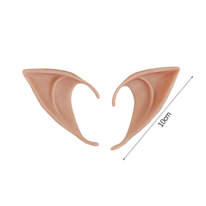 Halloween Elf Ears Latex Simulation Ears Props Fairy Angel Cosplay Mask Halloween Costume Accessories Mascaras Halloween Party