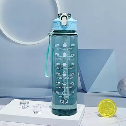750ML Large Capacity Sports Water Bottle Leak Proof Colorful Plastic Cup Drinking Outdoor Travel Portable Gym Fitness Jugs
