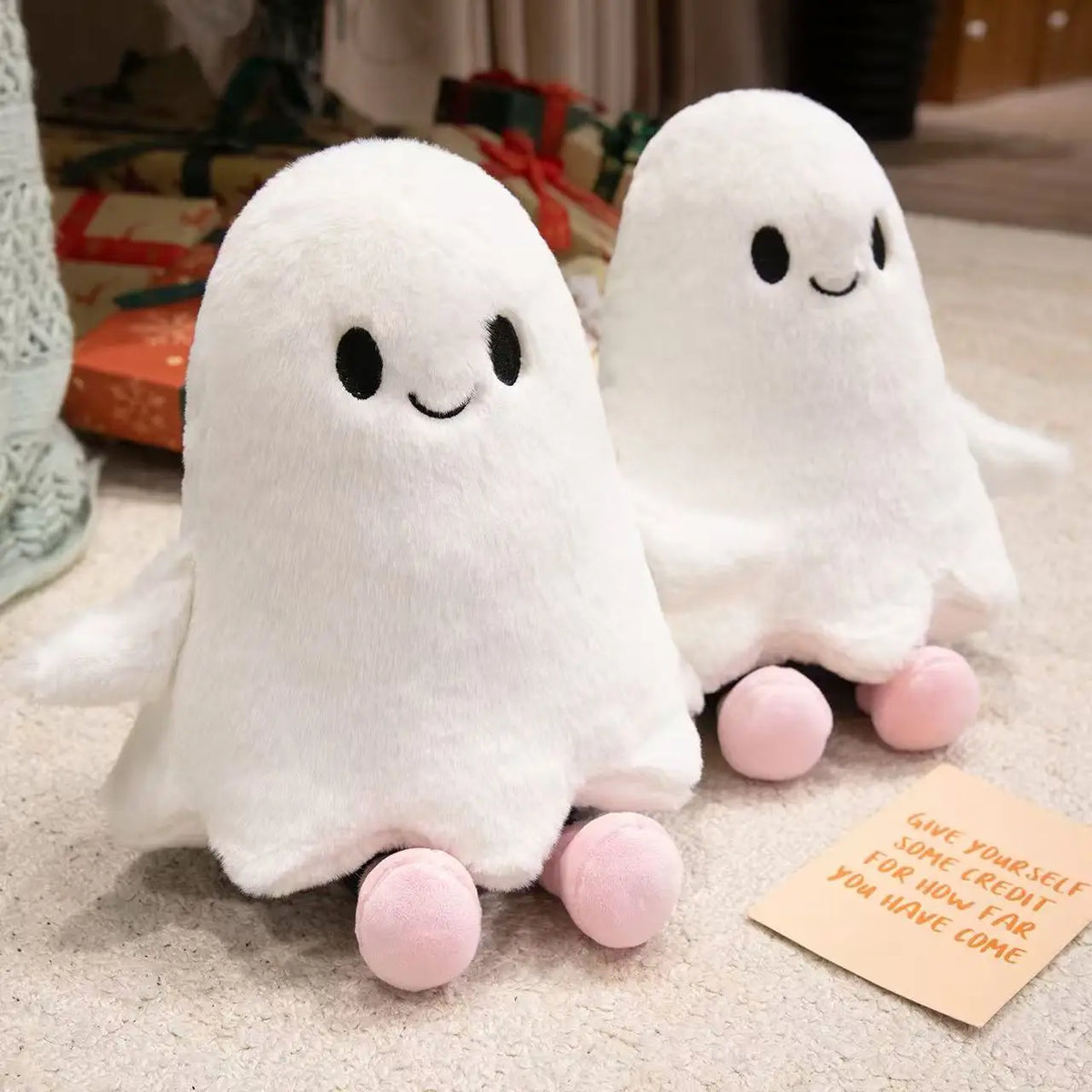 Latest Halloween Ghost Pumpkin Doll Stuffed Plush Toy Handmade Doll Cartoon Anime Cute Birthday Gift for Friends Fun Doll