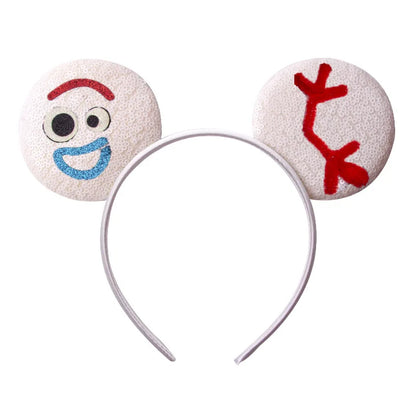 2026Latest Mickey Minnie Ear Headband Sequin Bows For Girl Adult Kids Halloween Party Cosplay Hair Accessories Princess Hairband