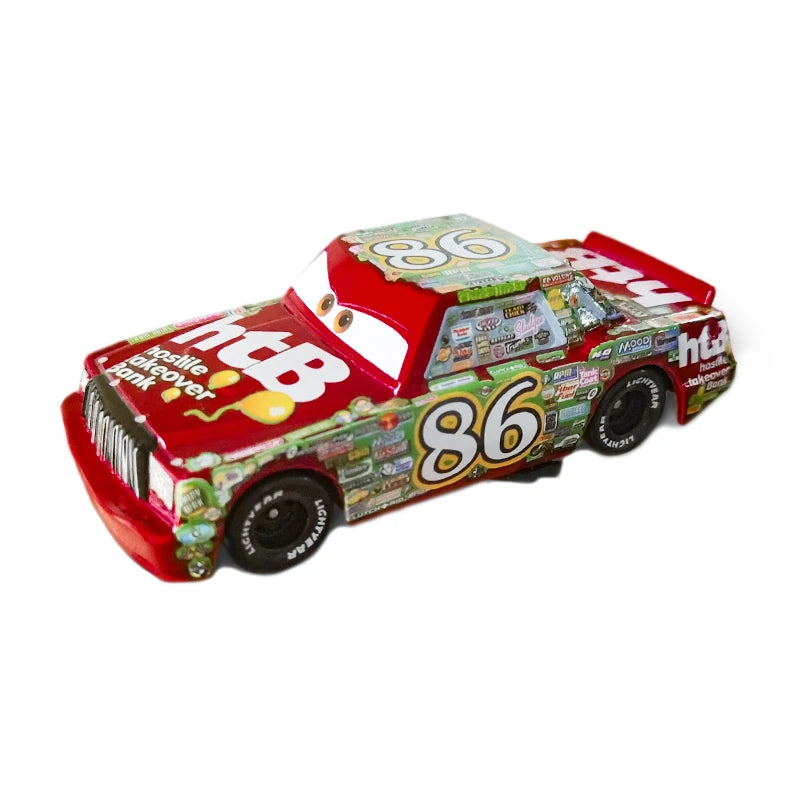 Cars 3 Pixar Cars No.86 Chick Hicks Metal Diecast Toy Car 1:55 Lightning McQueen Children's Gift