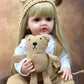Lifelike Reborn Dolls Realistic Full Silicone Baby Bebe Vinyl 50CM Newborn Girl Doll Princess Toddler Toy Gift