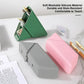 Creative Silicone Pencil Case Large Capacity Simple Design Dual-Purpose Pen Holder Multi-Layer Storage Triangular Stand-Up Style