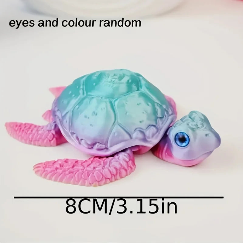 3D Printed Turtle Ornament, Home Decor Ornament Collection Hobby Halloween and Christmas Decoration, Home Decor