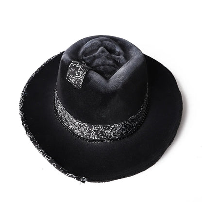 Skull Cowboy Hat Handcrafted S Halloween Hat Western-inspired For Western-themed Events Alternative Halloween Headwear. Fashion
