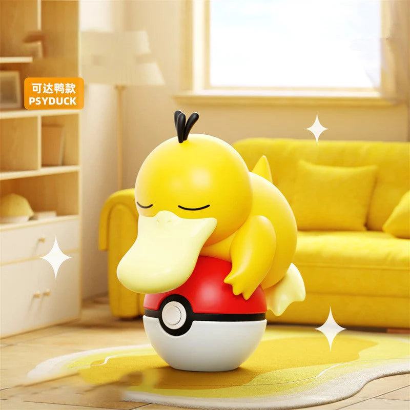 Authentic Pok é mon Pok é Ball Night Light Doll Handmade Pikachu CHARMANDER Doll Model Ornament Children's Toy Christmas Gift