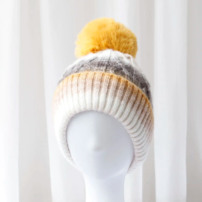 2024 tie dyed fun Ball stripe Wool hats Men's hat Knitted Women Badminton cap y2k skiing cap Halloween Hat Winter Hat Wholesale