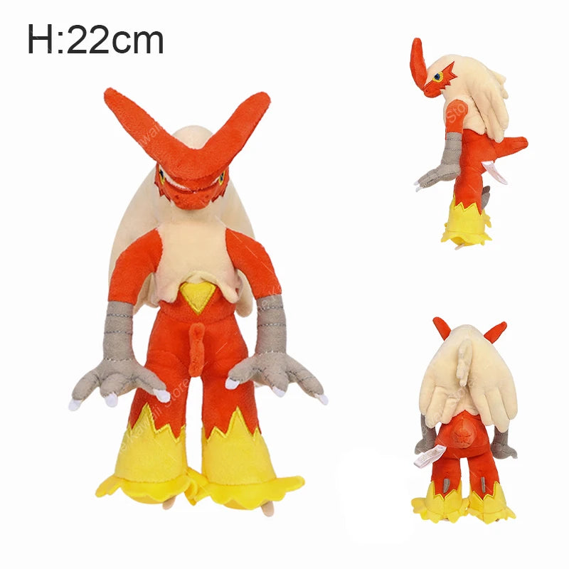 Cartoon Pokemon Plush Doll Cubone Riolu Geodude Aerodactyl Yveltal Rattata Duskull Stuffed Peluche Anime Birthday Xmas Gifts