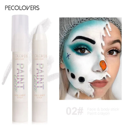 Body Painted Pen, Face Paint, Waterproof and Sweat-proof, Long-lasting and Natural, Suitable for Halloween Holiday Makeup