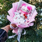 Hello Kitty Cartoon Plush Bouquet  Anime Rose Flowers Doll Home Wedding Decoration Christmas Valentine's Day Gift
