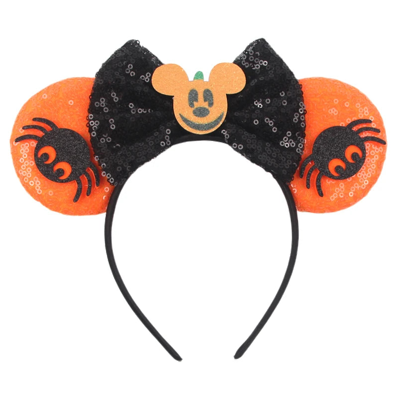 Mickey Mouse Ear Headbands Bow Hairbands Hair Accessories Party Christmas Halloween Princess Decoration Cosplay Costume for Girl