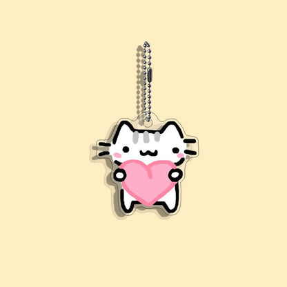 Funny Cat Character Keychain Student Gift Bag Women's Bag Cute Things Gift For Best Friends Wholesale Gifts Kitty